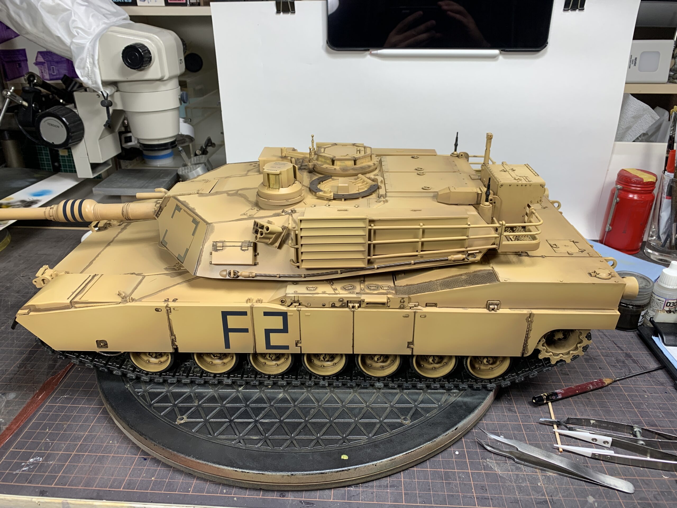 ジャンク】1/16RC アメリカ M1A2 エイブラムス戦車 - ミリタリー